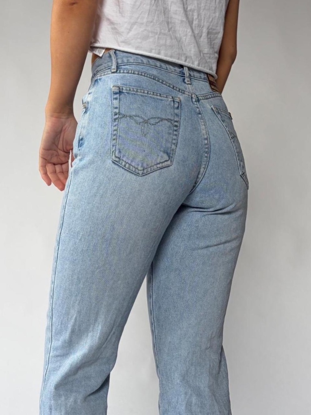 Vintage Jeans Paris Blues Mid Rise Straight Leg - Picture 4 of 7